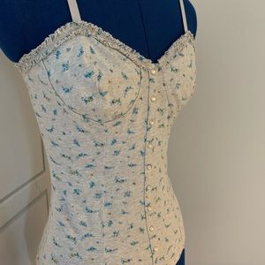 Dainty Print Bustier by Forever 21 Boutique